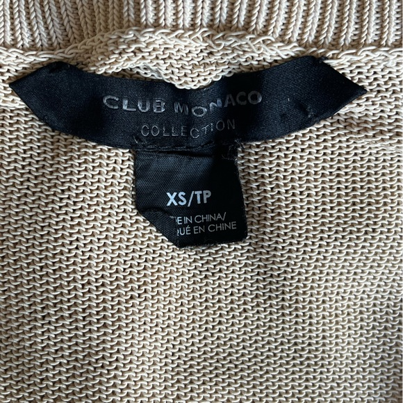 Club Monaco Sheer Crop Sweater XS - Picture 8 of 13